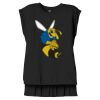 Women's Flowy Muscle Tee With Rolled Cuffs Thumbnail