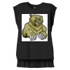 Women's Flowy Muscle Tee With Rolled Cuffs Thumbnail