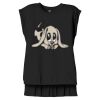 Women's Flowy Muscle Tee With Rolled Cuffs Thumbnail