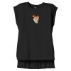 Women's Flowy Muscle Tee With Rolled Cuffs Thumbnail