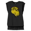 Women's Flowy Muscle Tee With Rolled Cuffs Thumbnail