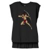 Women's Flowy Muscle Tee With Rolled Cuffs Thumbnail