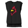 Women's Flowy Muscle Tee With Rolled Cuffs Thumbnail