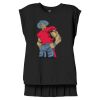 Women's Flowy Muscle Tee With Rolled Cuffs Thumbnail