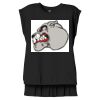 Women's Flowy Muscle Tee With Rolled Cuffs Thumbnail