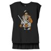 Women's Flowy Muscle Tee With Rolled Cuffs Thumbnail