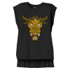 Women's Flowy Muscle Tee With Rolled Cuffs Thumbnail