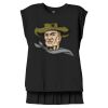 Women's Flowy Muscle Tee With Rolled Cuffs Thumbnail