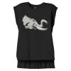 Women's Flowy Muscle Tee With Rolled Cuffs Thumbnail