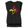 Women's Flowy Muscle Tee With Rolled Cuffs Thumbnail