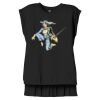 Women's Flowy Muscle Tee With Rolled Cuffs Thumbnail