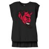 Women's Flowy Muscle Tee With Rolled Cuffs Thumbnail