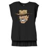 Women's Flowy Muscle Tee With Rolled Cuffs Thumbnail