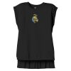 Women's Flowy Muscle Tee With Rolled Cuffs Thumbnail