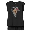 Women's Flowy Muscle Tee With Rolled Cuffs Thumbnail