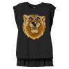 Women's Flowy Muscle Tee With Rolled Cuffs Thumbnail