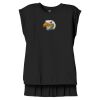 Women's Flowy Muscle Tee With Rolled Cuffs Thumbnail