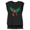 Women's Flowy Muscle Tee With Rolled Cuffs Thumbnail