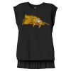 Women's Flowy Muscle Tee With Rolled Cuffs Thumbnail