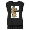 Women's Flowy Muscle Tee With Rolled Cuffs Thumbnail