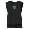 Women's Flowy Muscle Tee With Rolled Cuffs Thumbnail
