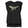 Women's Flowy Muscle Tee With Rolled Cuffs Thumbnail