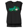 Women's Flowy Muscle Tee With Rolled Cuffs Thumbnail