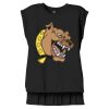 Women's Flowy Muscle Tee With Rolled Cuffs Thumbnail