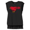 Women's Flowy Muscle Tee With Rolled Cuffs Thumbnail