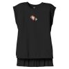 Women's Flowy Muscle Tee With Rolled Cuffs Thumbnail