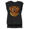 Women's Flowy Muscle Tee With Rolled Cuffs Thumbnail