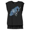 Women's Flowy Muscle Tee With Rolled Cuffs Thumbnail