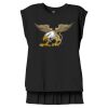 Women's Flowy Muscle Tee With Rolled Cuffs Thumbnail