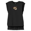 Women's Flowy Muscle Tee With Rolled Cuffs Thumbnail