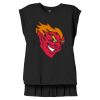 Women's Flowy Muscle Tee With Rolled Cuffs Thumbnail
