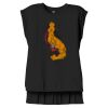 Women's Flowy Muscle Tee With Rolled Cuffs Thumbnail