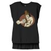 Women's Flowy Muscle Tee With Rolled Cuffs Thumbnail