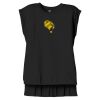 Women's Flowy Muscle Tee With Rolled Cuffs Thumbnail