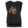 Women's Flowy Muscle Tee With Rolled Cuffs Thumbnail