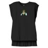 Women's Flowy Muscle Tee With Rolled Cuffs Thumbnail