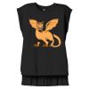 Women's Flowy Muscle Tee With Rolled Cuffs Thumbnail