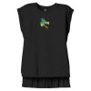 Women's Flowy Muscle Tee With Rolled Cuffs Thumbnail