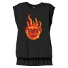 Women's Flowy Muscle Tee With Rolled Cuffs Thumbnail