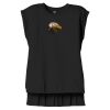 Women's Flowy Muscle Tee With Rolled Cuffs Thumbnail
