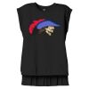 Women's Flowy Muscle Tee With Rolled Cuffs Thumbnail