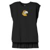 Women's Flowy Muscle Tee With Rolled Cuffs Thumbnail