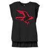 Women's Flowy Muscle Tee With Rolled Cuffs Thumbnail