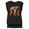 Women's Flowy Muscle Tee With Rolled Cuffs Thumbnail