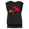 Women's Flowy Muscle Tee With Rolled Cuffs Thumbnail