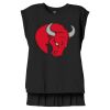 Women's Flowy Muscle Tee With Rolled Cuffs Thumbnail